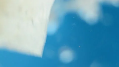 The tea bag is filled with water Stock Footage 153801461