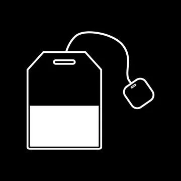 Tea bag icon. Stock Illustration