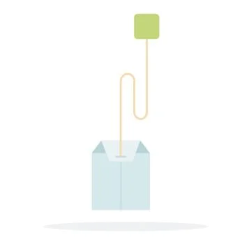 Tea bag Stock Illustration