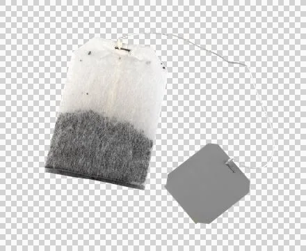 Tea bag isolated on a white background Stock Photos