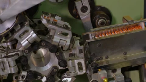 Tea bag manufacturing machine 2 Video stock 288233280