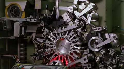 Tea bag manufacturing machine 3 Video stock 288233274