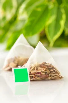 Tea bag 库存照片