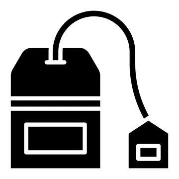Tea bag Vector Icon Design Illustration Stock Illustration