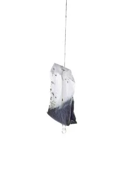 Tea bag on white Stock Photos