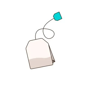 Tea bag for your ideas Stock Illustration