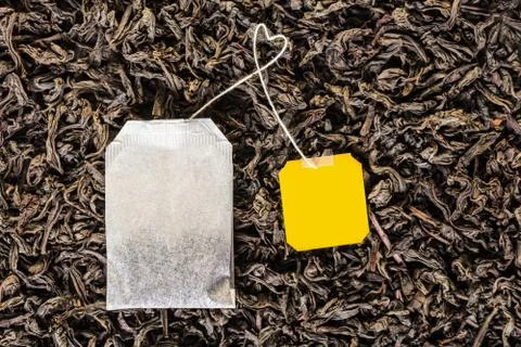 Tea bags close-up Stock Photos