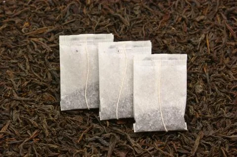 Tea bags Stock Photos