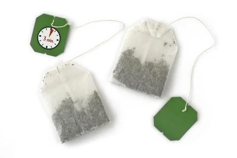 Tea bags Stock Photos