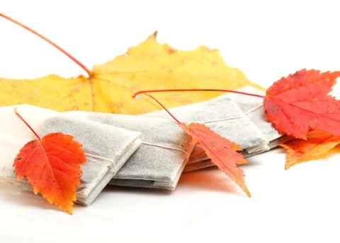Tea bags Stock Photos
