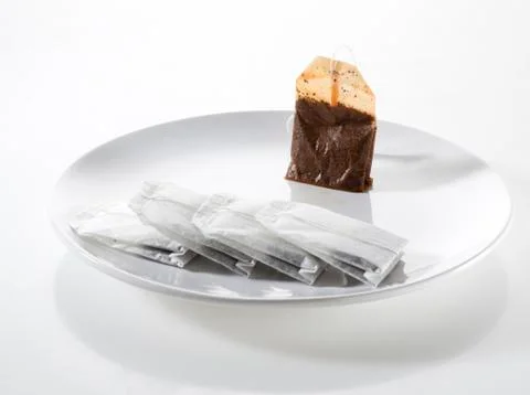Tea bags Stock Photos