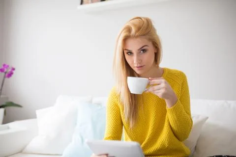 Tea for beauty Stock Photos