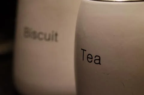 Tea an biscuits Stock Photos