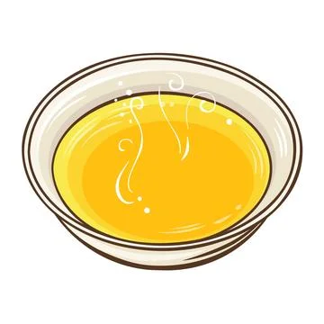 Tea bowl isolated Illustrazione stock