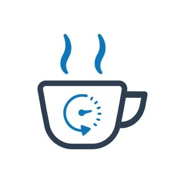Tea Break Icon Stock Illustration
