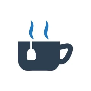 Tea Break Icon Stock Illustration
