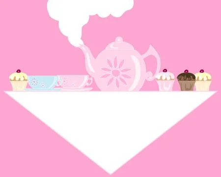 Tea break Stock Illustration