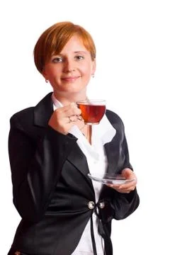 Tea break Foto stock