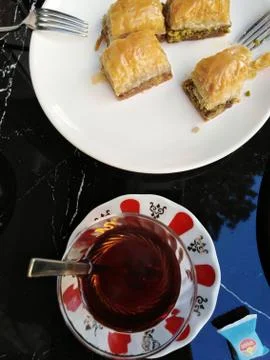 Tea breakfast Foto stock