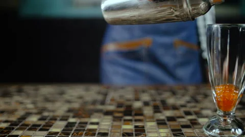 Tea Bubbles Shakes With Ice Tea Stock Footage 64689212