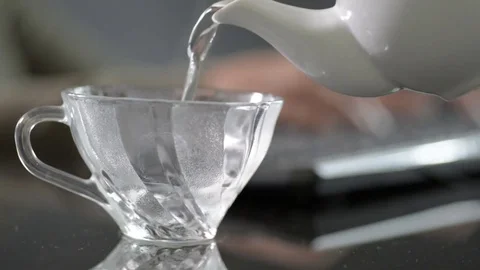 Tea for busy hands Video stock 70519646