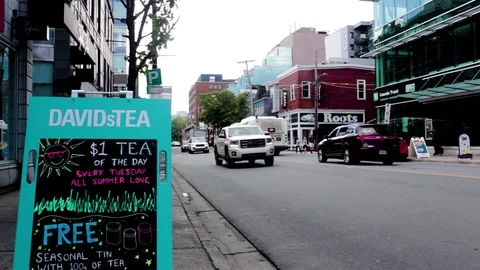 Tea Cafe, Halifax, Nova Scotia, Canada Video stock 91750211