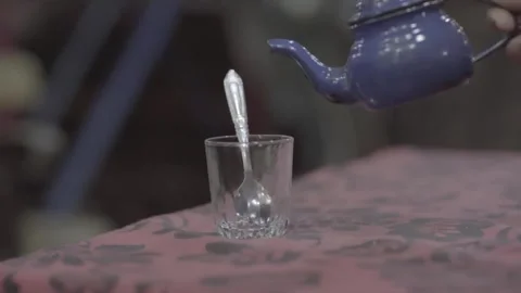 Tea in Cairo Stock Footage 247659986