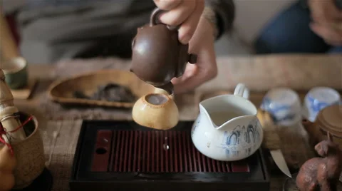 Tea ceremony Stock Footage 46188736