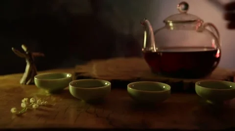 Tea ceremony Stock Footage 66521771