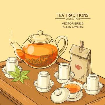 Tea Ceremony Stock Illustration