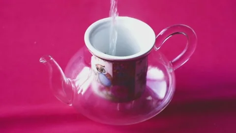 Tea ceremony, the process of brewing tea in a teapot video Stock Footage 167651519
