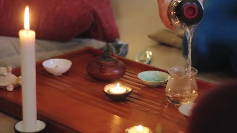 Tea ceremony process Stock Footage 85239418