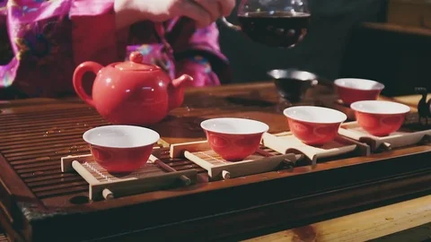 Tea ceremony, tea drinking rules Видео 83402157