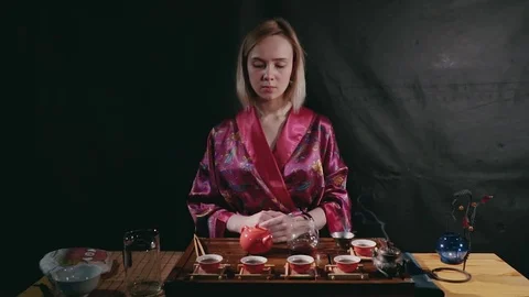 Tea ceremony, tea drinking rules Видео 83406240