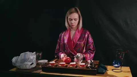 Tea ceremony, tea drinking rules Видео 83409393