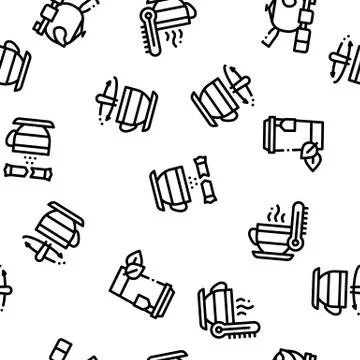 Tea Ceremony Tradition Seamless Pattern Vector Stockillustratie