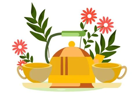 Tea Concept Illustration Stock Illustration