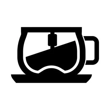 Tea, cup, drink, tea cup icon Stock Illustration