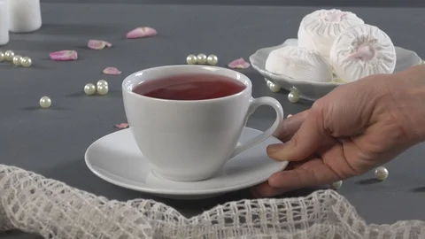 Tea Cup Stock-Footage 97646701