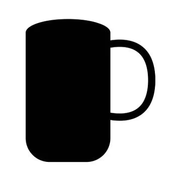 Tea cup icon flat. Vector illustration symbol with background Stock Illustration