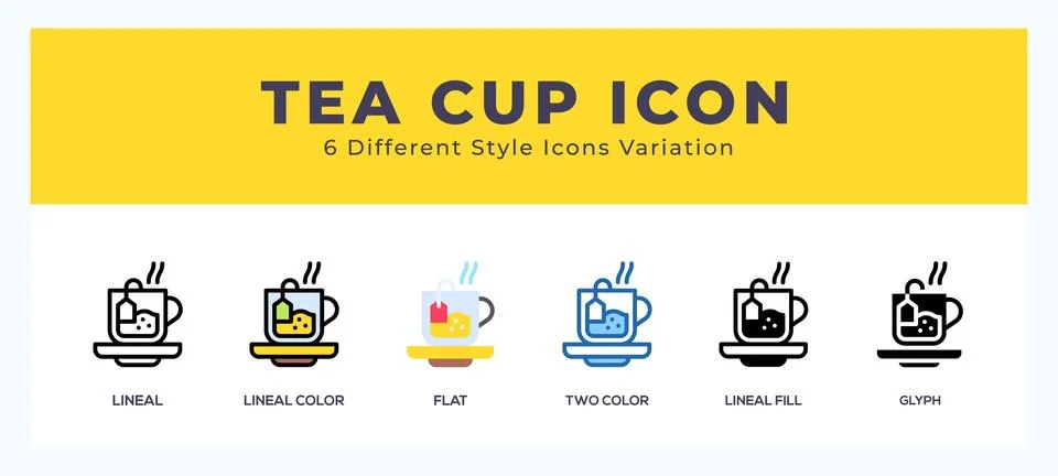 Tea cup icon vector for web. and mobile app イラスト素材