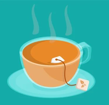 Tea cup Stock Illustration