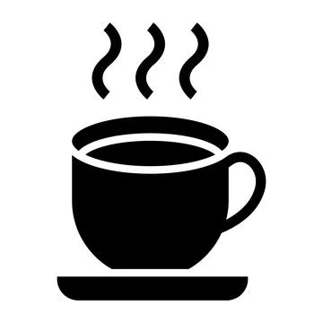 Tea Cup Vector Icon Design Illustration Stock Illustration