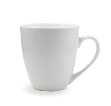 Tea cup on white Foto stock