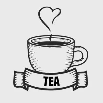 Tea cups Stock-Illustration