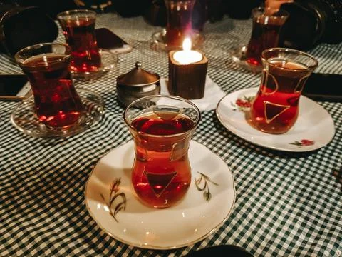 Tea cups Stock Photos
