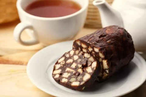 Tea with dessert Foto stock