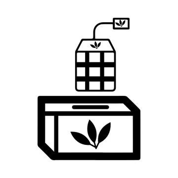Tea, drink, bag, icon, tea bag icon Stock Illustration