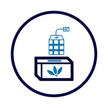 Tea, drink, bag, icon, tea bag icon Stock Illustration