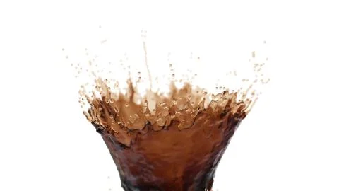 Tea drink splash Stock Illustration